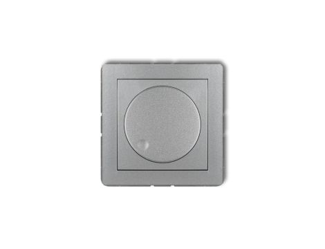 DECO Ściemniacz elektroniczny przyciskowo-obrotowy srebrny metalik 7DRO-1