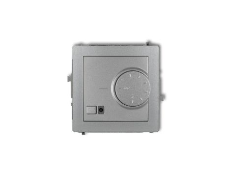 DECO Regulator temperatury elektroniczny z czujnikiem podpodłogowym srebrny metalik 7DRT-1