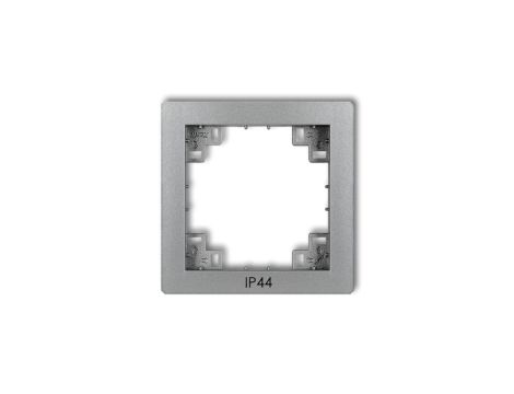 Ramka pośrednia do łączników IP44 srebrny metalik 7DRPH