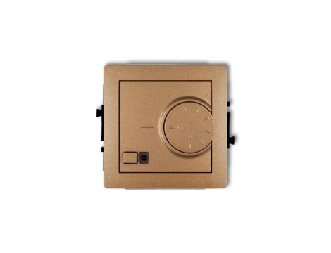 DECO Regulator temperatury elektroniczny z czujnikiem powietrznym złoty metalik 8DRT-2