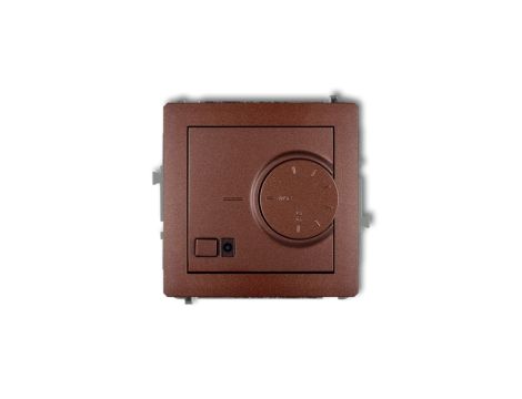 DECO Regulator temperatury elektroniczny z czujnikiem powietrznym brązowy metalik 9DRT-2