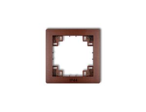 Ramka pośrednia do łączników IP44 brązowy metalik 9DRPH