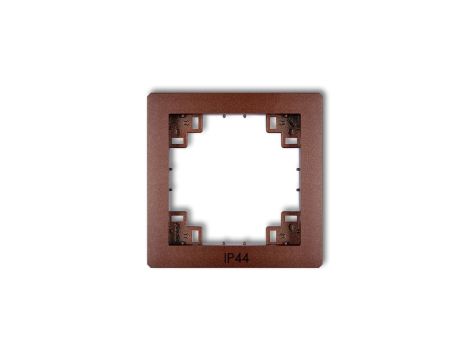 Ramka pośrednia do łączników IP44 brązowy metalik 9DRPH