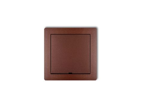 Ramka pośrednia z zaślepką brązowy metalik 9DRPZ