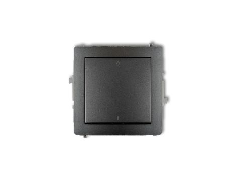 DECO Łącznik dwubiegunowy grafitowy 11DWP-9