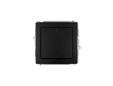 DECO Łącznik dwubiegunowy czarny mat 12DWP-9