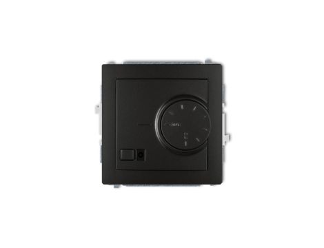 DECO Regulator temperatury elektroniczny z czujnikiem powietrznym czarny mat 12DRT-2