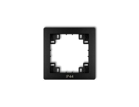Ramka pośrednia do łączników IP44 czarny mat 12DRPH
