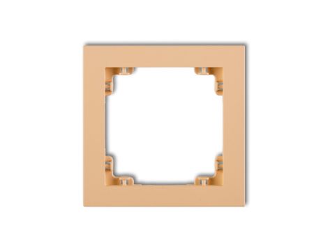DECO Ramka pojedyncza DECO Pastel Matt brzoskwiniowy 45DR-1