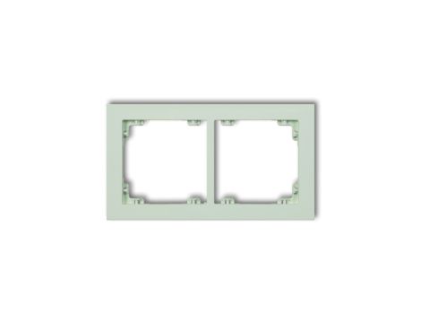 DECO Ramka podwójna DECO Pastel Matt miętowy 46DR-2