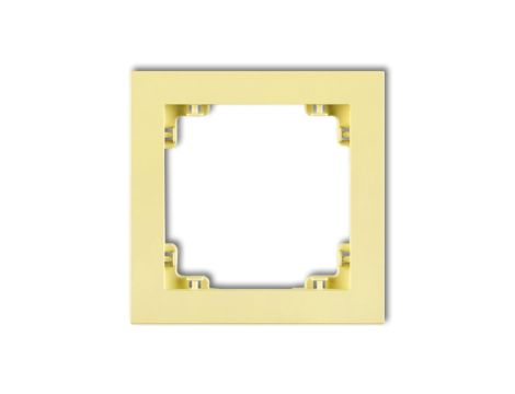 DECO Ramka pojedyncza DECO Pastel Matt kanarkowy 43DR-1