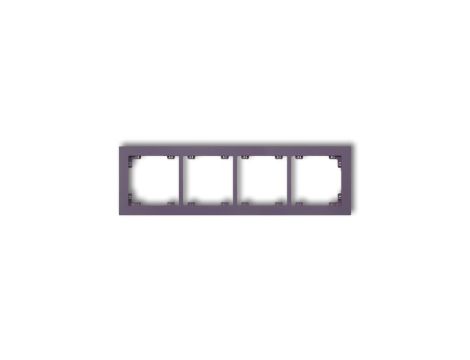 DECO Ramka poczwórna DECO Pastel Matt wrzosowy 50DR-4