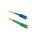 Qoltec Patchcord światłowodowy SC/APC - SC/UPC Singlemode 9/125 G652D Simplex 1m