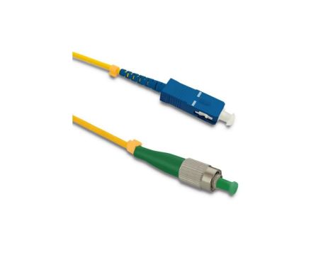 Qoltec Patchcord światłowodowy FC/APC - SC/UPC Singlemode 9/125 G652D Simplex 15m