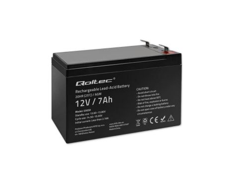 Akumulator VRLA AGM 12V 7Ah (żywotność do 10lat)