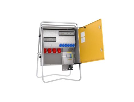 Rozdzielnica budowlana elBOX-XL Z125-004006 IP44 zaciski 5x95 mm2, gn. 6xGK 230V 16A, 4xCEE 32A, 3xRCCB 76551010