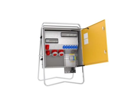 Rozdzielnica budowlana elBOX-XL Z125-021106 IP44 zaciski 5x95 mm, gn. 6xGK 230V 16A, 1xCEE 16A, 1xCEE 32A, 2xCEE 63A, 3xRCCB