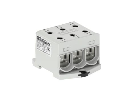 Złączka OTL150-3 kolor szary 3xAl/Cu 25-150mm 1000V AC / 1500V DC Zacisk uniwersalny MAA3150A10