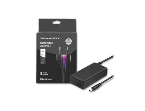 Qoltec Zasilacz do laptopa HP 65W 19.5V 3.33A 4.8*1.7 +kabel zasilający