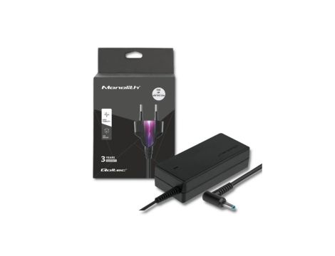 Qoltec Zasilacz do laptopa HP 65W 19.5V 3.33A 4.5*3.0+pin +kabel zasilający