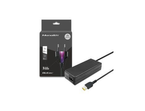 Qoltec Zasilacz do laptopa Lenovo 90W 20V 4.5A Slim tip+pin +kabel zasilający