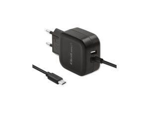 Qoltec Ładowarka sieciowa 17W 5V 3.4A USB + Micro USB
