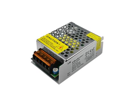 Qoltec Zasilacz impulsowy do LED 24W 12V 2A aluminium