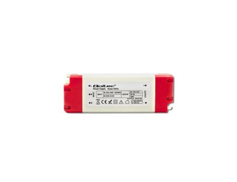 Qoltec Zasilacz impulsowy LED IP20 48W 12V 4A