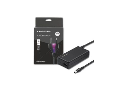 Qoltec Zasilacz desktopowy 72W 12V 6A 5.5*2.1 +kabel zasilający