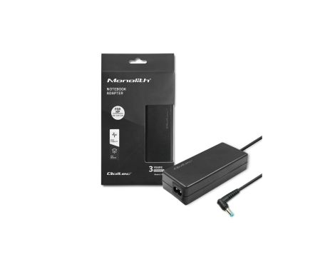 Qoltec Zasilacz do laptopa HP 65W 19.5V 3.33A 4.5*3.0+pin Slim