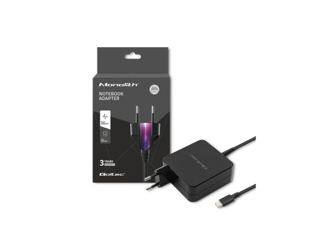 Qoltec Ładowarka sieciowa 90W 20.3V 4.5A USB typ C Laptop Smartfon