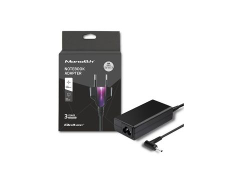 Qoltec Zasilacz do laptopa Asus 40W 19V 2.1A 2.5*0.7 +kabel zasilający