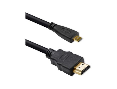 Qoltec Kabel HDMI v1.4 Micro HDMI High speed 4K 30Hz GOLD 3m
