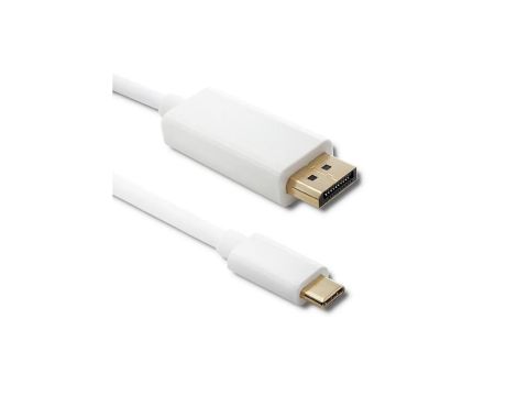 Qoltec DisplayPort Alternate mode USB 3.1 typ C męski DisplayPort męski 5K 2m