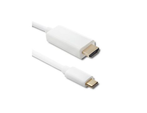 Qoltec Kabel USB 3.1 typ C męski/ HDMI A męski 4K Alternate mode 1m