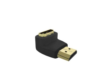 Qoltec Adapter HDMI A męski HDMI A żeński kątowy