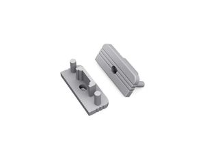 Zaślepka do profil Surface srebrna GEN2 z otworem 77980040 /1szt/