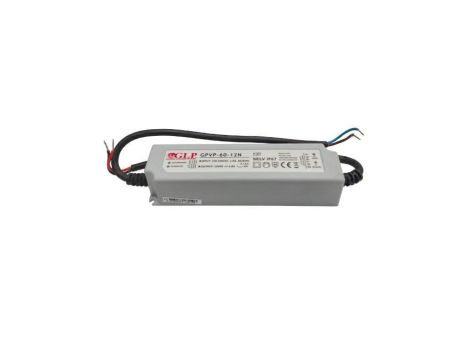 Zasilacz GPVP 60W 12V DC ip67 gpvp-60-12 5A z filtrem pfc glp do led