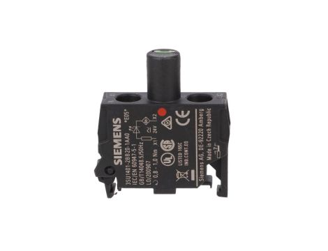 Oprawka blok LED czerwony 24V AC-DC montaż w obudowie przył śrubowe SIRIUS ACT 3SU1401-2BB20-1AA0