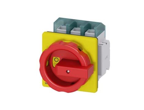 Rozłącznik główny/awaryjny 3P 100A 37kW AC23A 400V styki pom 1Z 1R montaż tablicowy pokrętło 4 otwory 3LD2704-1TP53