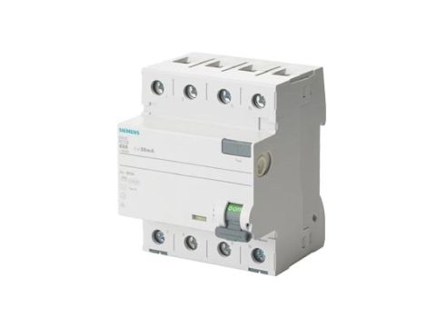 Wyłącznik różnicowoprądowy 4P 25A 0,03A Typ A krótkozwłoczny 30mA SENTRON 5SV3342-6KK01