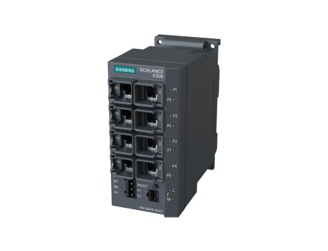 Switch przemysłowy zarządzalny SCALANCE X208 8x10/100 Mbit/s RJ45 6GK5208-0BA10-2AA3