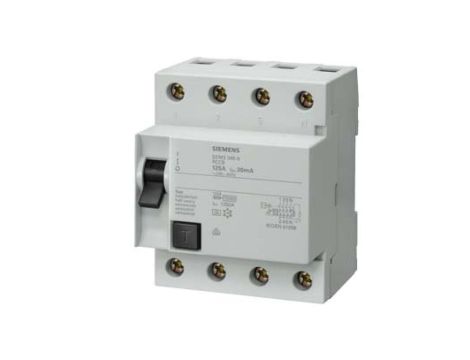 Wyłącznik różnicowoprądowy 3P+N 125A 0,03A typ A 5SM3745-6