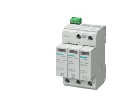 Ogranicznik przepięć Typ T2 3P Uc 350V 20kA TN-C ze stykami sygn. SENTRON 5SD7463-1