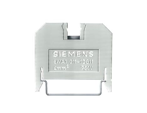 ZACISKI PRZEL. Z IZOLAT. Z TERMOPLASTU, OBUSTRONNE ZACISK POJEDYNCZY 6 5mm 8WA1011-1DG11 /100szt./