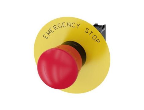 Przycisk bezpieczeństwa kpl 22mm tworzywo czerwony 1R przez obrót etykieta Emergency Stop IP69k SIRIUS ACT 3SU1100-1HB20-1CG0