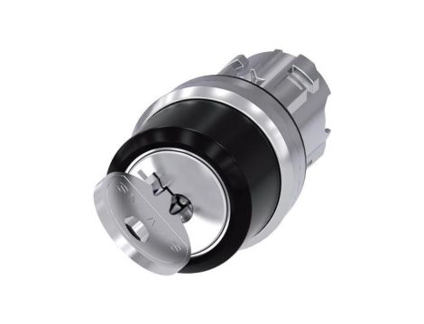 Przełącznik z kluczem 2 pozycyjny 22mm bez samopowrotu RONIS SB30 metal klucz w poz. 0 SIRIUS ACT 3SU1050-4BF01-0AA0