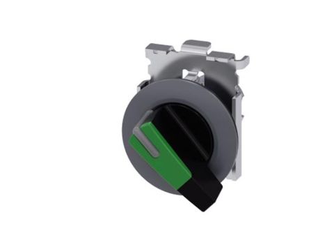 Napęd przełącznika 30mm 2poz dł pióro bez samopowrotu czarny-zielony możliwe podświetlenie metal SIRIUS ACT 3SU1062-2EF40-0AA0