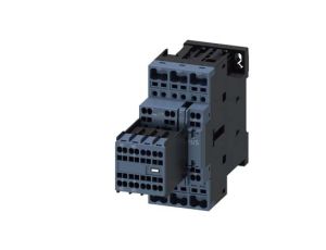 STYCZNIK, AC-3, 15KW/400V, 2NO+2NC, AC 24V 50HZ, 3-POLOWY, ROZMIAR S0, PRZYŁ. SPRĘŻYNOWE ZDEJMOWALNE STYKI POM 3RT2027-2AB04