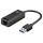 Konwerter sieciowy USB 3.0 Gigabit Ethernet USB-A - RJ45 39038